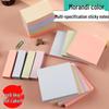 Morandi Colored Sticky Notes - Strong Adhesive, Small Strips for Students, Pure Color Memo Papers
