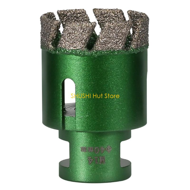 Efficient Brazed Hole Cutter Opener For Smooth Cutting On Tile Marble 6-50mm M14 D57B