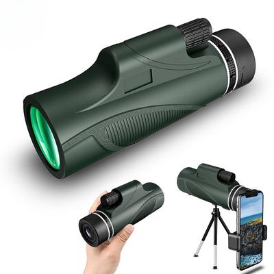 Soukromý režim spot monokulární high-definition rybářské pozorování ptáků venkovní dalekohled s fotoaparátem mobilního telefonu.