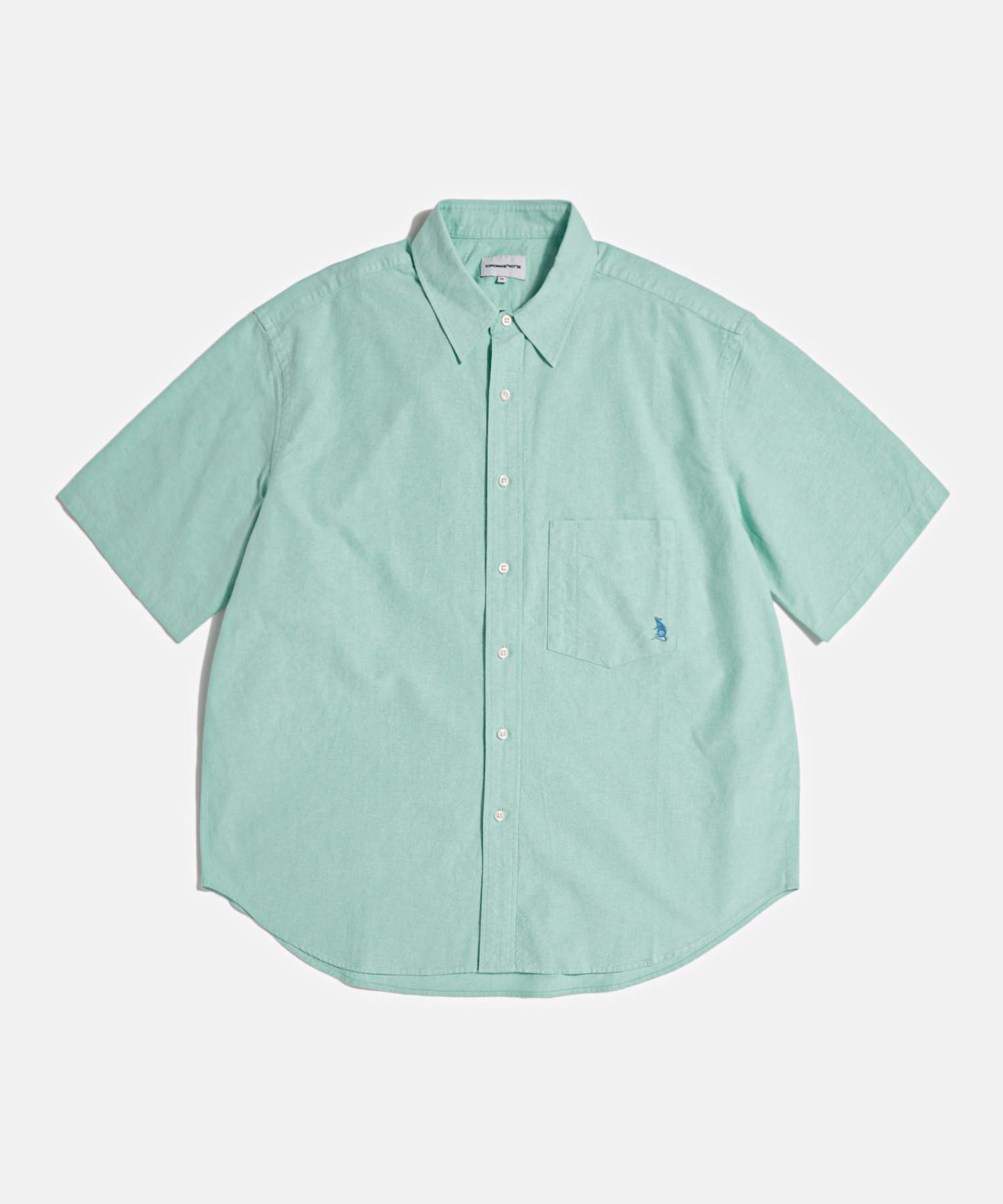 Espionage Oxford S/S Over Shirt Mint L