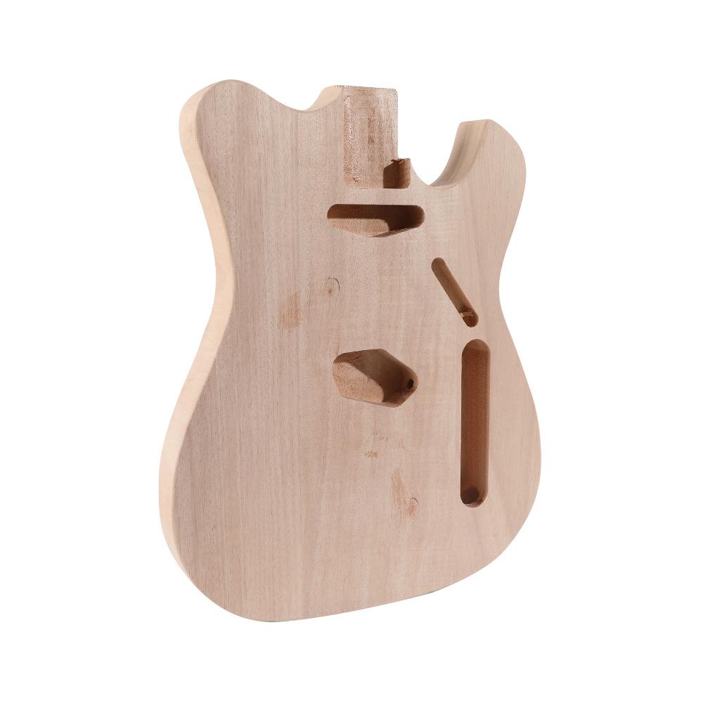 DIY Electric Guitar Kit: Semi-finished Rock Musical Instrument with Body and Neck.