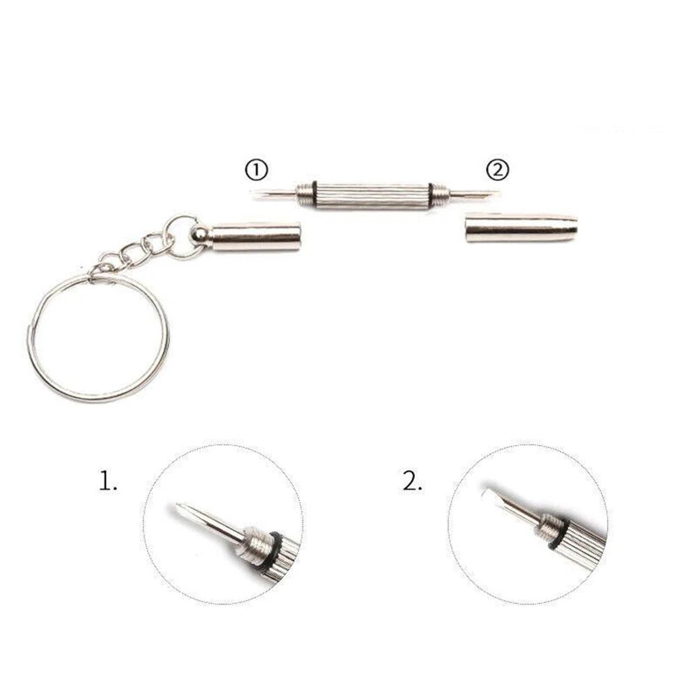 

Mini 3in1 Screwdriver Tool With Flat Cross Star Nut Drivers For Eyeglass Watch And Phone Repair With Keychain For Easy Carry China Mainland