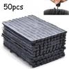 50pcs Tubeless Tire Repair Strips – Rubber Plug Cords for Puncture Fix, Uses for Car Bike Motorcycle Emergency Leak Sealing