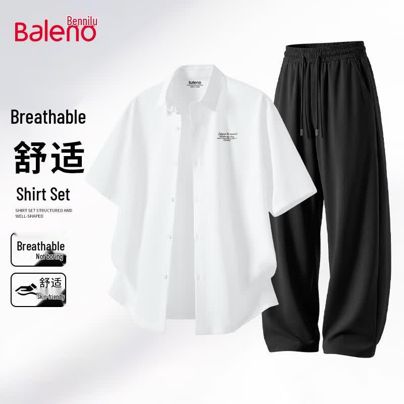 Baleno Men s Ice Silk Summer Casual Set M
