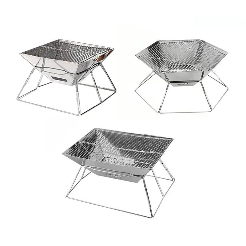 Barbecue Folding Barbecue Rack Portable Carbon Oven Outdoor Camping BBQ Stove