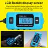 Schaltkreis-Fehlersucher Automobil-Stromdetektor mit blau beleuchtetem LCD-Bildschirm Eingebaute Scheinwerfer für Pkw- und Nutzfahrzeug-Schaltkreistests