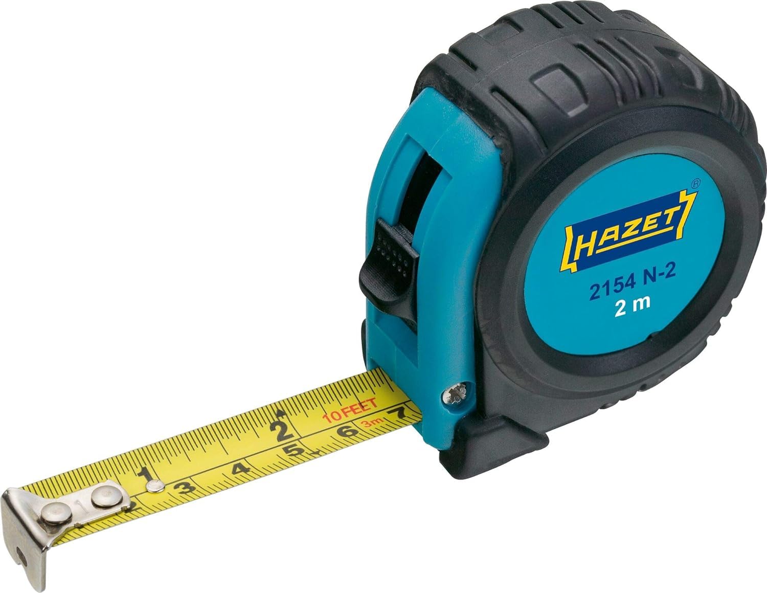 

HAZET Roll Tape Automatic Spring 2m Imported from Measure, Kink-Resistant Coating, Rewind, [Officially Japan] 2154N-2 синій