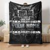 Name Custom German-language band Print Flannel Blanket High Quality Warm Comfortable Cover for All Seasons Perfect for Gifts Home Decor