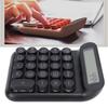Luocute Mechanical Switch Auto Sleep Desktop Large LCD Display Black Calculator, 24-Key Calculator,