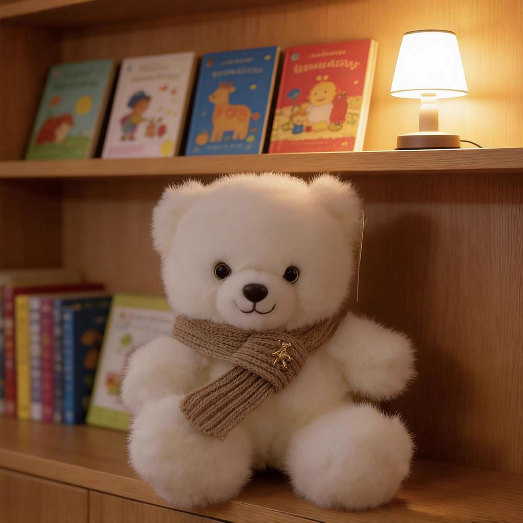 Teddy Bear Plush Toy With Heart Sweater For Kids And Adults