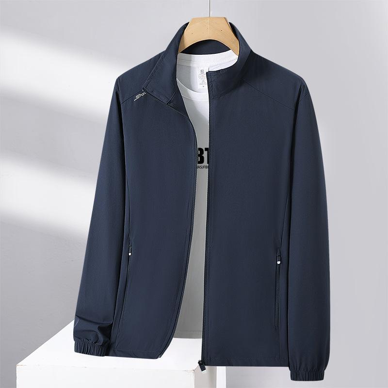 Летняя мужская легкая солнцезащитная одежда Летняя куртка Ice Silk Куртка XL