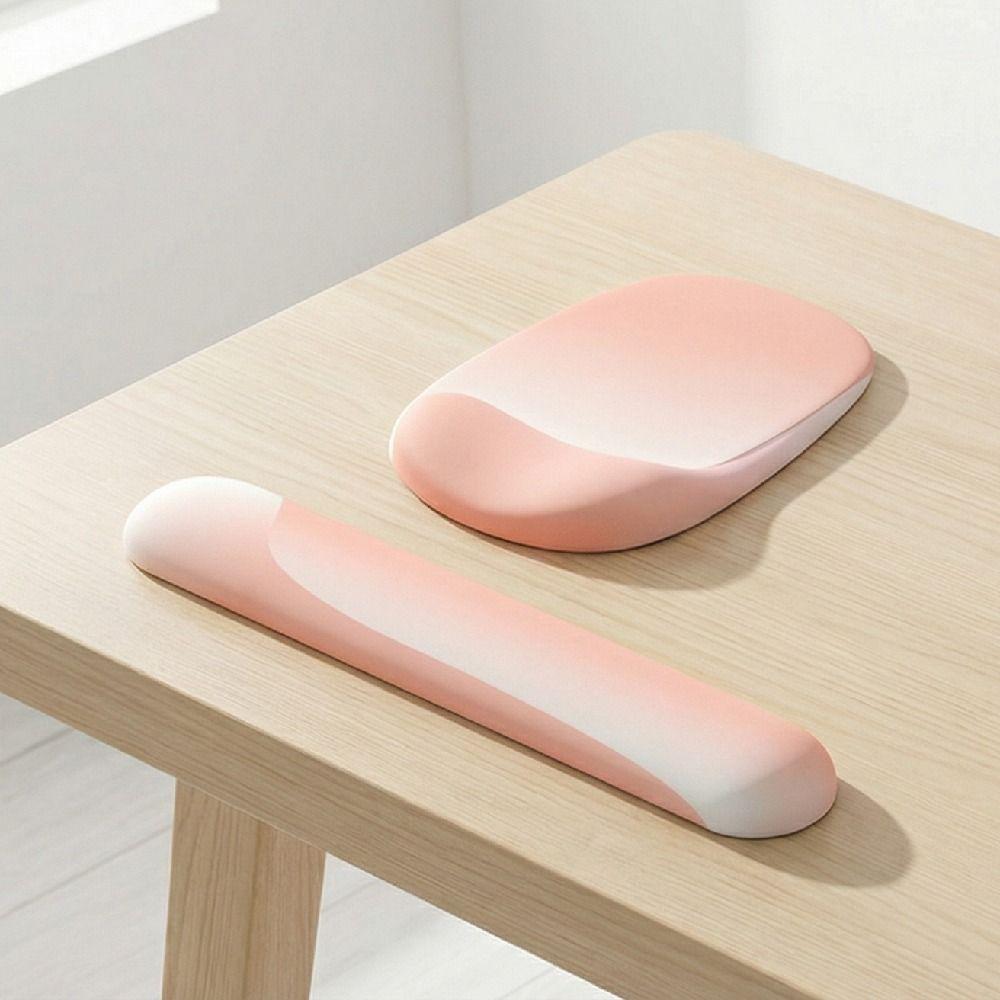 Ergonomic Keyboard Hand Cushion Slow Rebound Wrist Rest Pad Mouse Palm Mat  Home Office Supplies