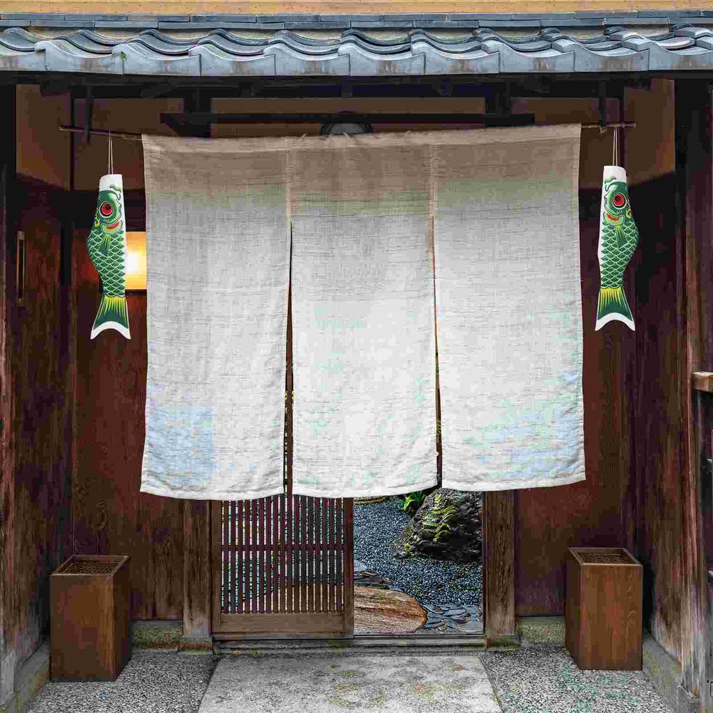 5 Pcs Decoration Carp Streamer Flag Poles Japanese Windsock Swordfish Koinobori