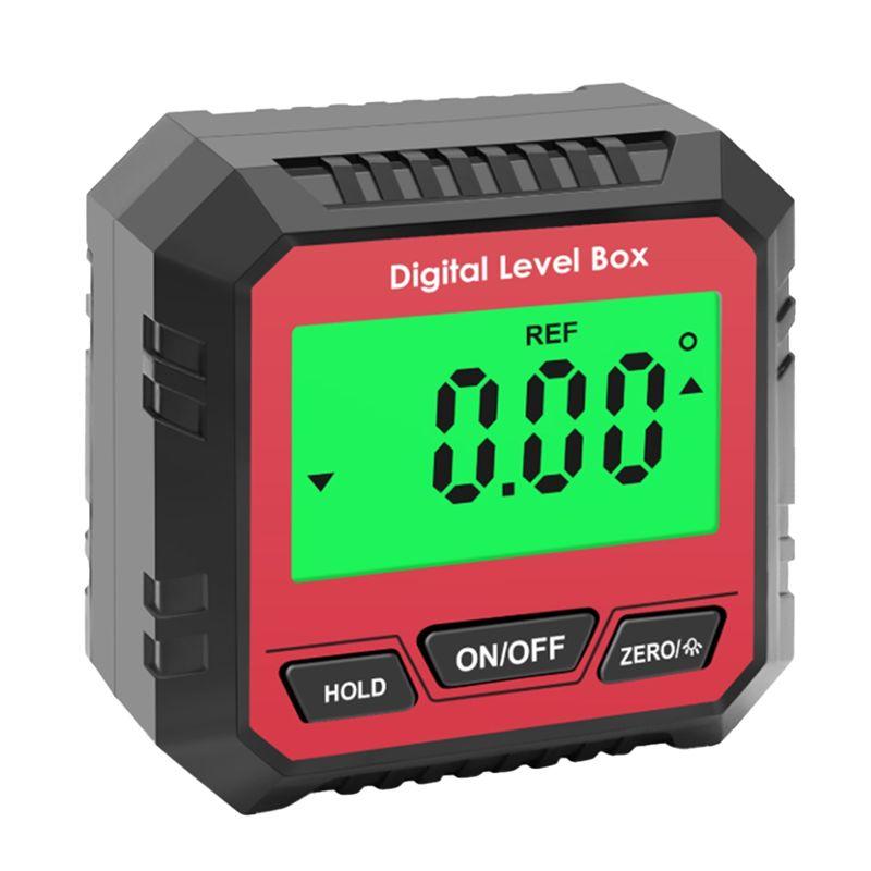 AEE4-Universal Bevel Box 90 Degree Mini Electronic Digital Protractor Inclinometer Tester Measuring Tool Level