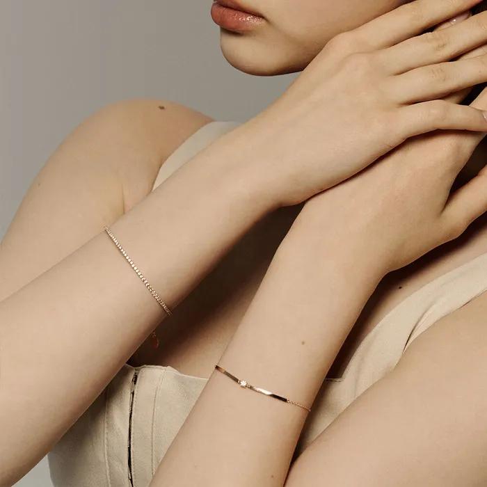Silver Cubic Bracelet SC24B15T