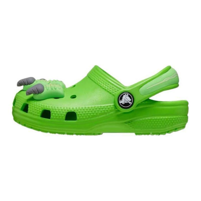 

Crocs Classic clog Breathable, comfortable and casual non-slip and kick children s sandals plasticine green children s model 25