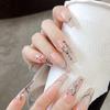 Chinese Style Butterfly Nail Art Sticker Embossed Poetry Ink Bamboo Decals For Nail Art Design Nail Transfer Sliders Diy Decor