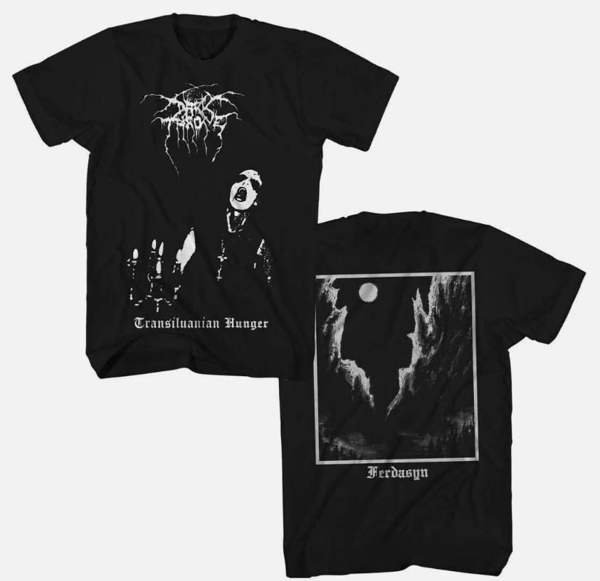 

Новый альбом Darkthrone Transilvanian Hunger Футболка группы блэк-метал M