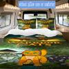 Warrior Cats Movie Pattern Bedding,Quilt Set Quilt Cover Pillowcase Home Birthday Gift (1*duvet Cover+2*pillowcase,without core)XSJT0917556