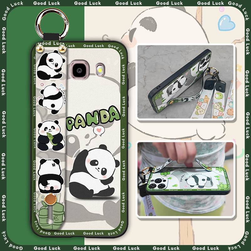 Cartoon Phone Holder Phone Case For Samsung Galaxy J510/J5 2016/J5108 Anti-knock Waterproof Shockproof Anti-dust Cute