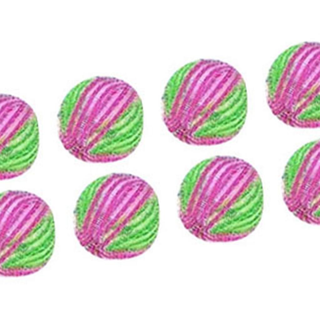 8Pcs Pet Hair Remover Balls Nylon Round Efficient Laundry Lint Remover Balls for Household Laundry