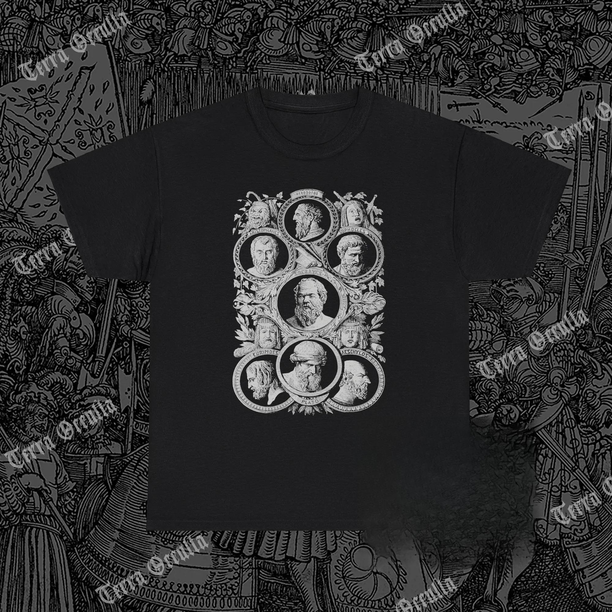 

Ancient Greek Philosophers Shirt, Philosophy T-Shirt, Plato Shirt, Socrates Euripides Herodotus Shirt, Aristophanes, Sophocles 4XL