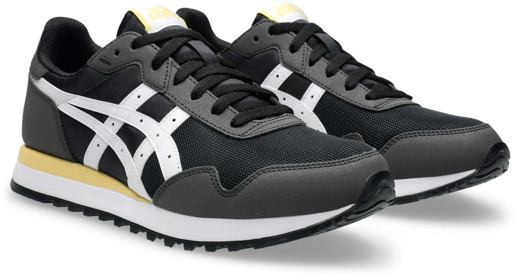 Кроссовки Asics Tiger Runner II из искусственной кожи черного цвета