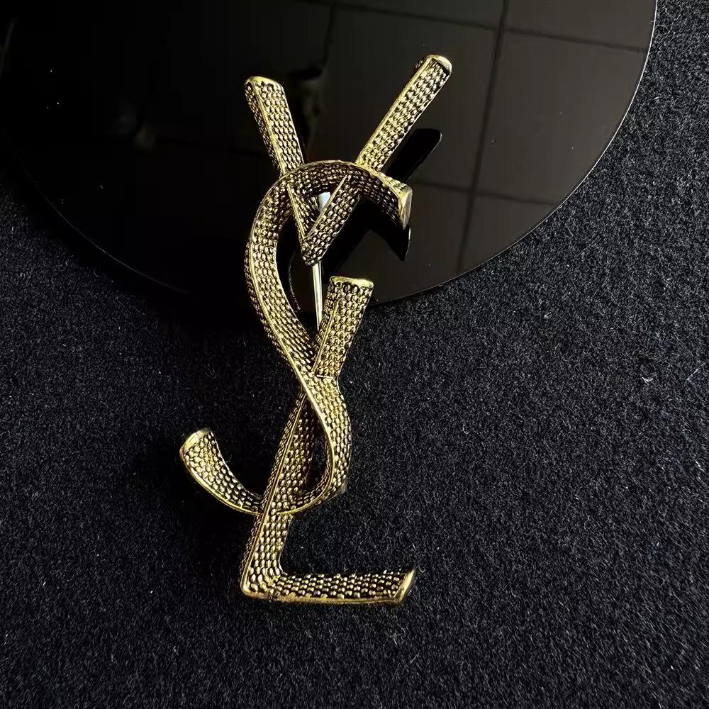 Dopis Malý Styl Vůně Oblek Brož Francouzský Retro High-end Pocit Všestranné Doplňky Brož Lehký Luxus