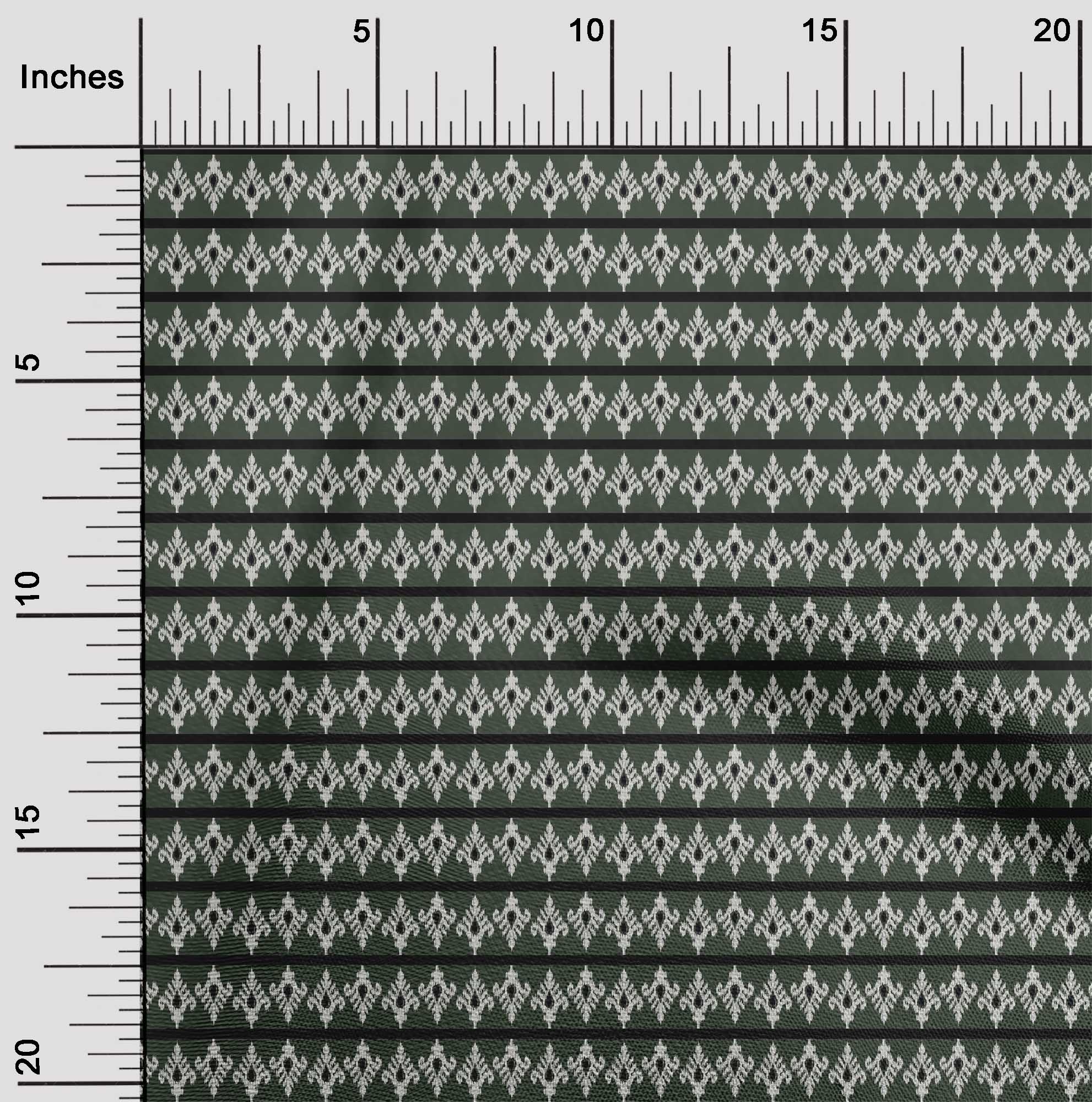

oneOone Cotton Flex Dark Navy Blue Fabric Ethnic Ikat Sewing Fabric By The Yard Printed Diy Clothing Sewing Supplies 40 Inch 42 Inch Wide - Viscose Chiffon оливковий колір