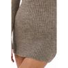 Corded Winter Knitwear Dress-mink