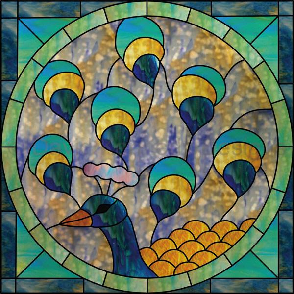 

Custom Size Stained Glass Window Static Cling Frosted Privacy Film Vintage Flora Leaves Door Sticker Removable Kitchen Bathroom (as the picture,16X16 inches)