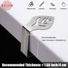 10 Pcs Table Cloth Holder Clips Leaf Shape Picnic Tablecloth Clip Heavy Duty Stainless Steel Decorative Cover Clamp Pin for Party Wedding Camping