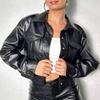 2024 Vielseitige Lässige Lederjacke