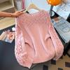 2026 Autunno Inverno Nuovo Maglione da Donna Pullover Lavorato a Maglia Moda Top Camicia a Manica Lunga da Donna T-shirt Sottili Casual Sformate Monocolore