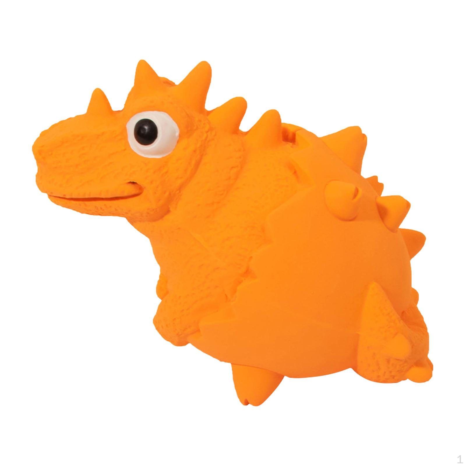 

Латексная игрушка для щенков Squea, развивающие игрушки, игрушки для собак в форме животных оранжевый