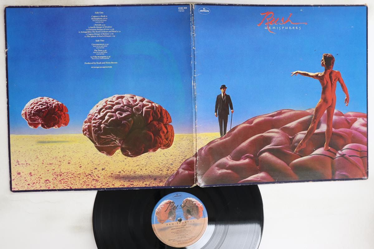 

LP Record RUSH - Hemispheres 9100059 MERCURY 1978 UK Rock Used
