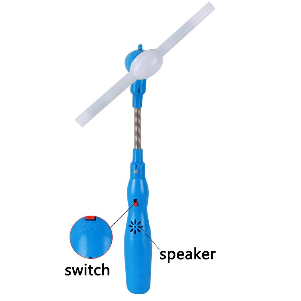 Led Magic Spinning Windmill Toy Creative Handheld Color Luminous Colorful Music Spinning Windmill Rotating Handle Child Classic