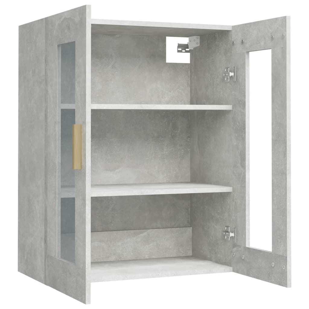 Vidaxl Wall Cabinet, Concrete Grey, 69.5X34X90 Cm