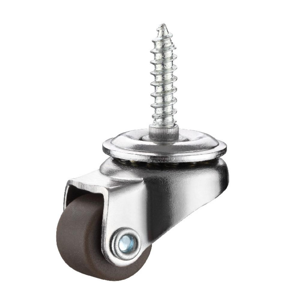 4pcs Low Profile Small Casters Wheels DIY Storage Box Furniture Wheels Appliances