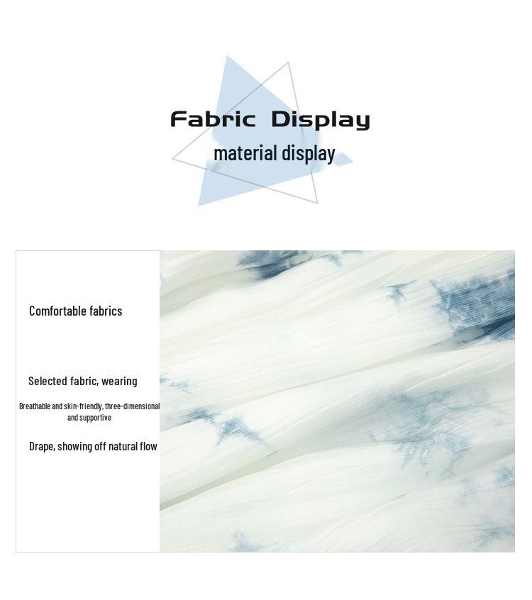Yunnan Tie-Dye Bowknot Summer Dress – Stylish, Waist-Cinching, Slimming Vacation Wear with Spaghetti Straps