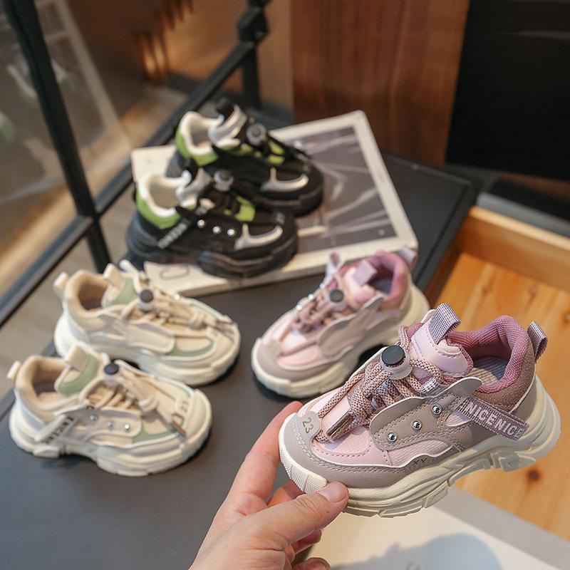 Children's shoes, new autumn models, dad shoes, sports shoes and casual shoes for young boys and girls, trendy