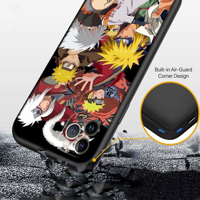 LO9 Anime Naruto Soft Shell Phone Case for Samsung Galaxy S20 S21 S22 Ultra FE + Plus A21S A22 A24 A25 A26 A30 A30S A31