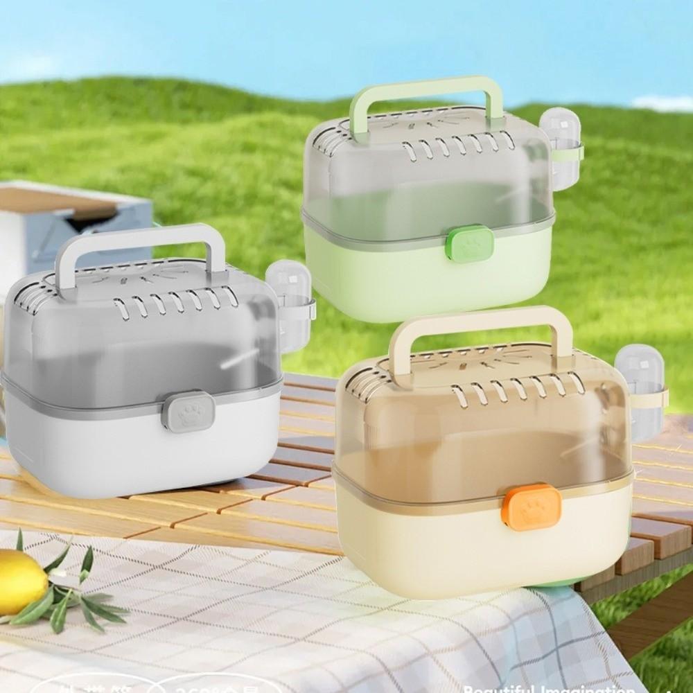 Breathable Pet Travel Case Handheld Hamster Outing Cage Sturdy Hamster Habitat  Small Pet Care