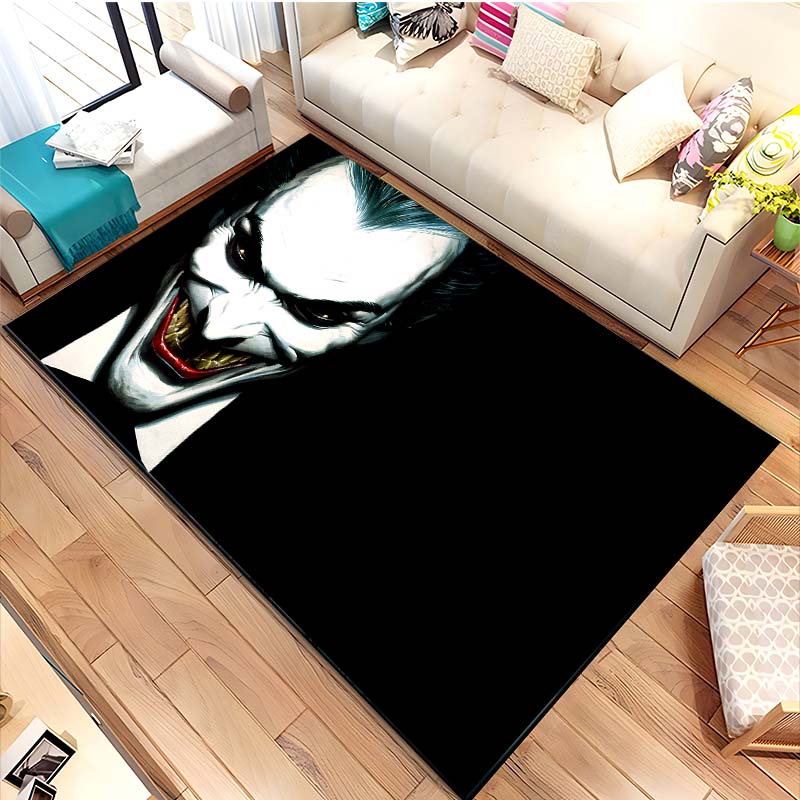 Horror Joker Printed Floor Mat Carpet 15 Sizes Living Room Bedroom Bedside Window Sill Bathroom Floor Mat Home Decoration Home