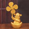 Statue Feng Shui Metal Artwork Rotary Windmill Figurine Table Centerpiece Sculpture Suitable for