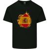The Spanish Flag Fire Effect Spain Kids T-Shirt Childrens