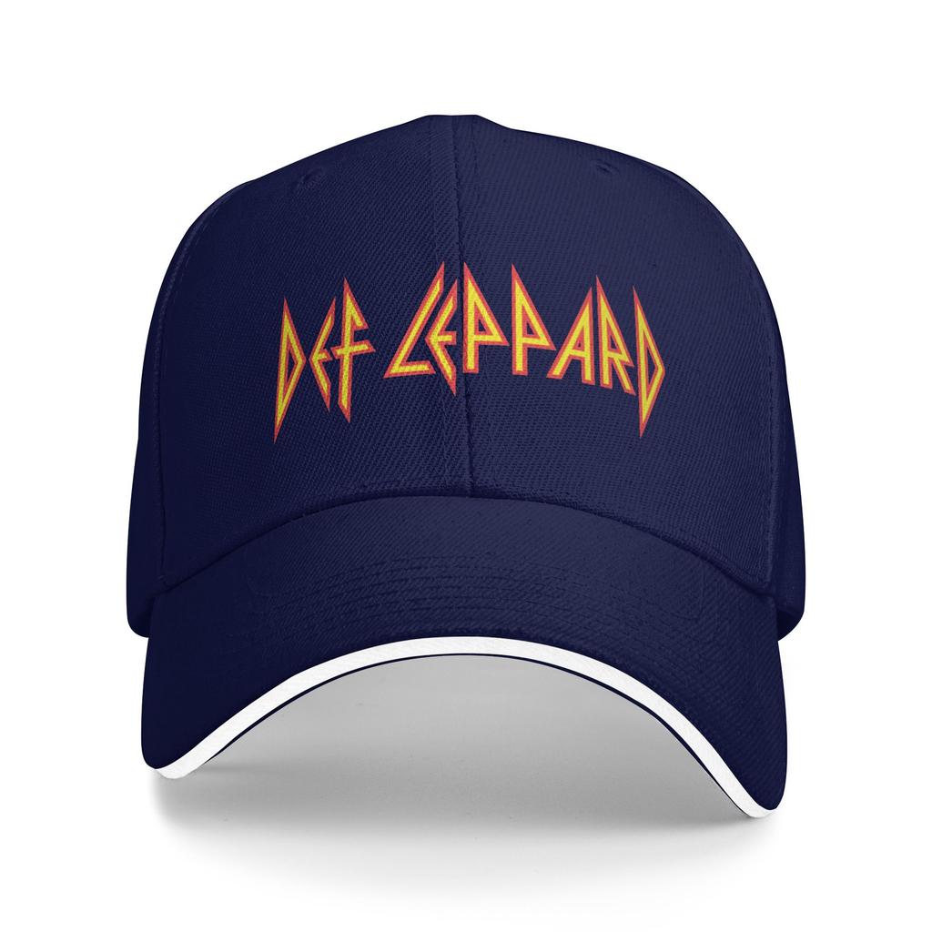 Def Leppard Hysteria Tour 88 Baseballová čepice Dámská Pánská Potisk Hip Hop Čepice Letní Móda Tenisová Skate Nastavitelná Baseballová Čepice