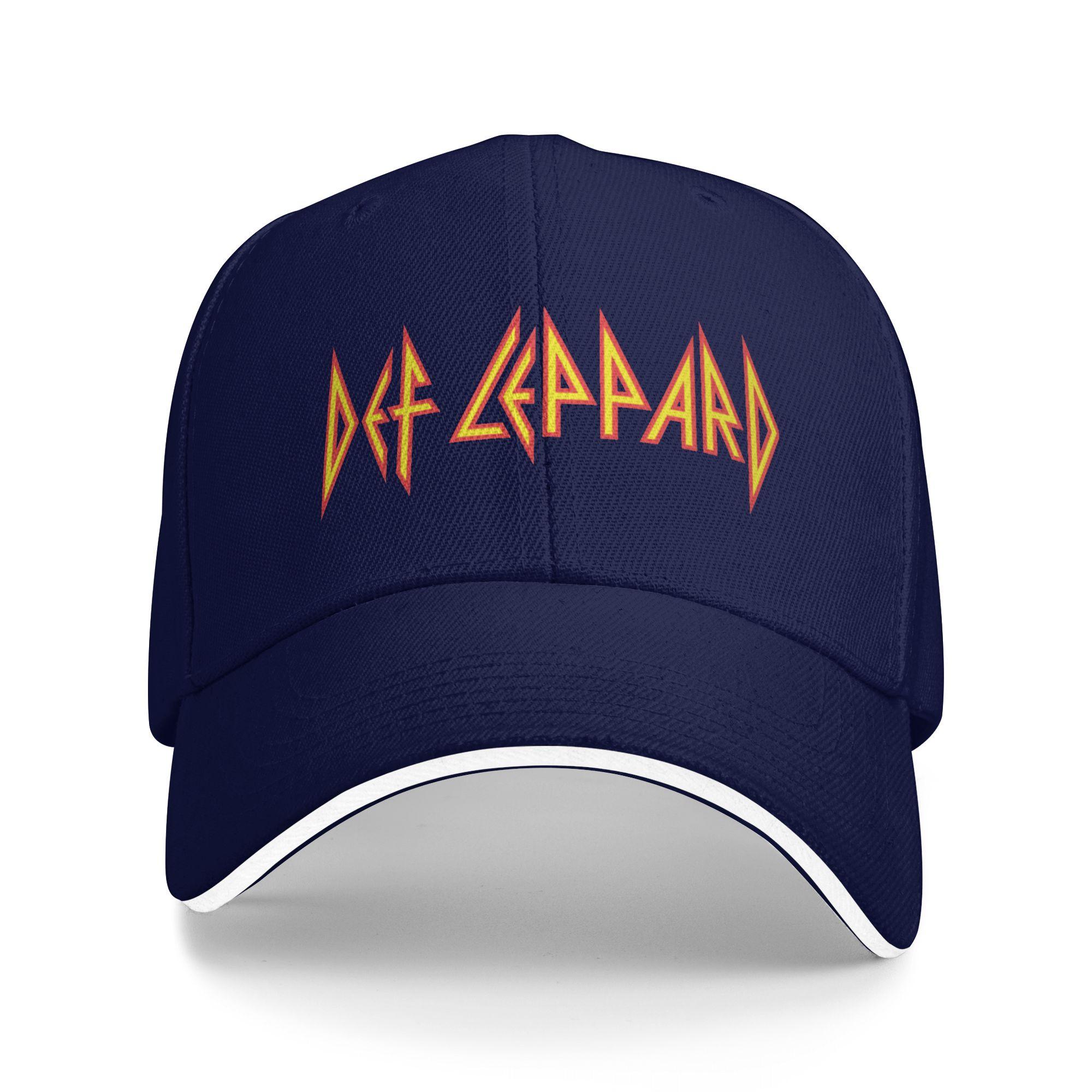 

Def Leppard Hysteria Tour 88 Baseball Cap Women Men Print Hip Hop Hats Summer Fashion Tennis Skate Adjustable Baseball Caps One Size