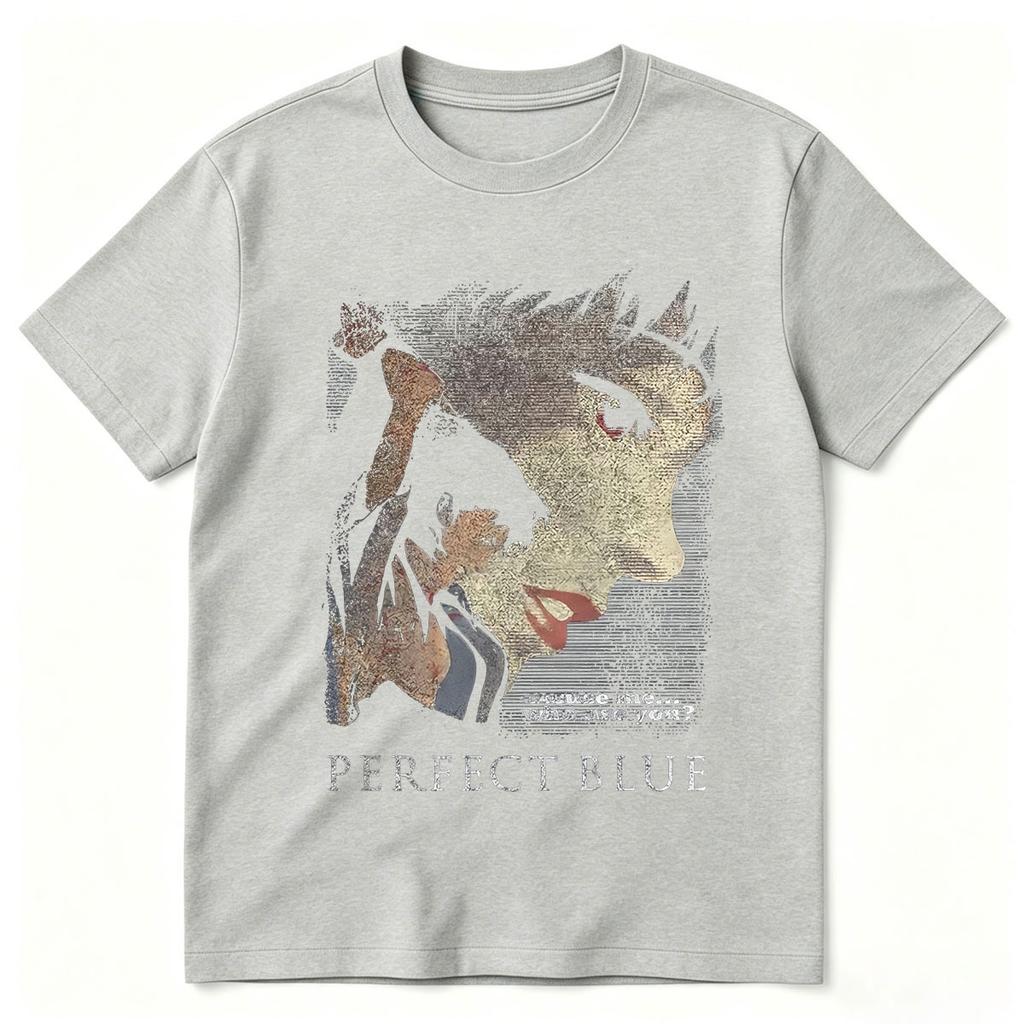 Anime Perfect Blue Mima Kirigoe Tshirts Unisexs Unisex Clothing Summer Fashion Harajuku Oversized Short Sleeve T Shirts Streetwear