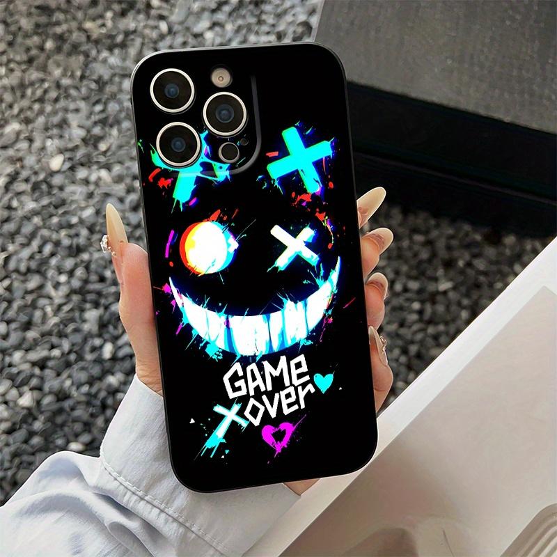 Phone Case Cover with  Game Over Design Compatible with Iphone Models